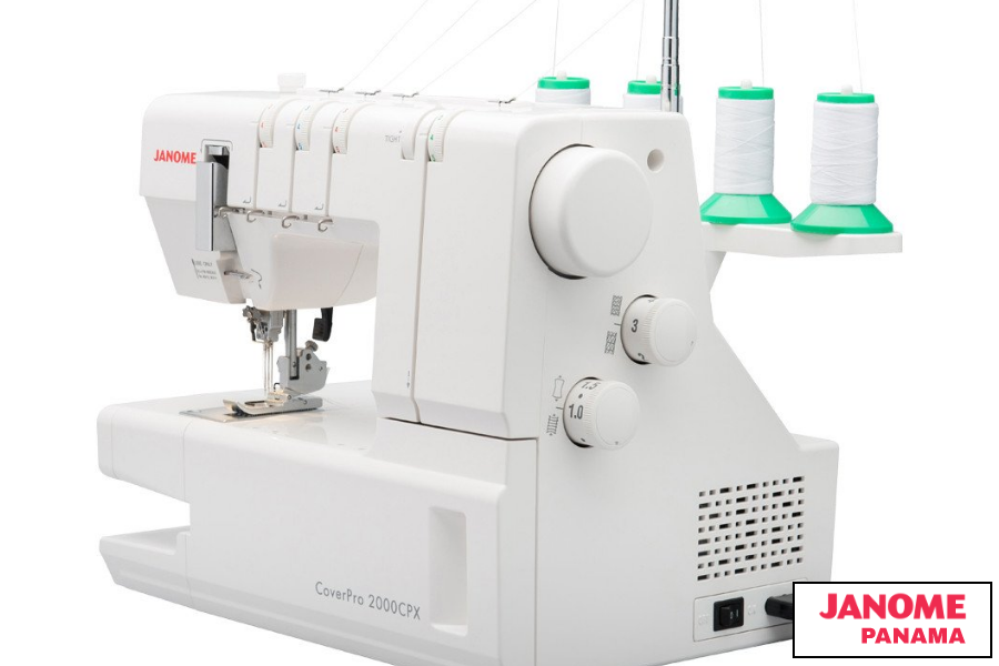 Janome Oficial Máquina Collaretera Janome Coverpro 2000CPX